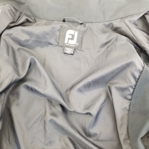 Dryjoys Footjoy Mens Size L Half Zip Blue Golf Wi - Picture 4 of 5